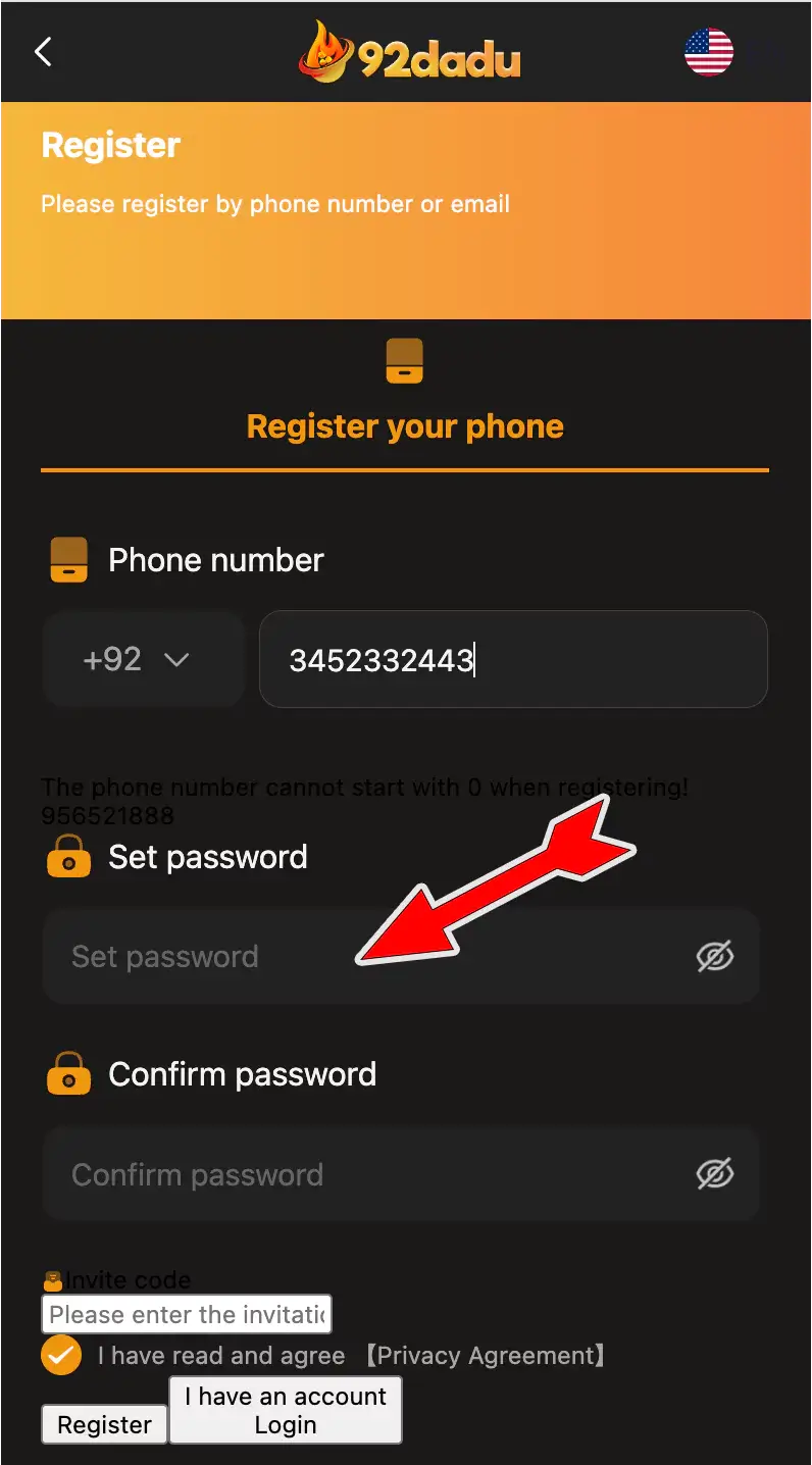 92 Dadu login